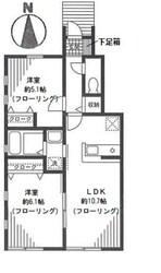 イーストコートの物件間取画像